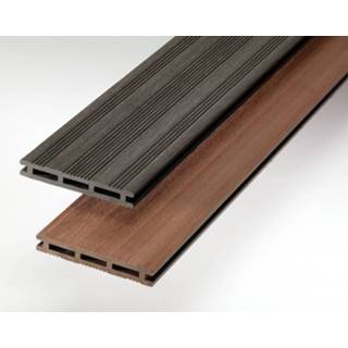 👉 Composieten vlonderplank composiet bruin Intergard vlonderplanken WPC 400cm (28x165mm) (10 stuks) 8718481397763