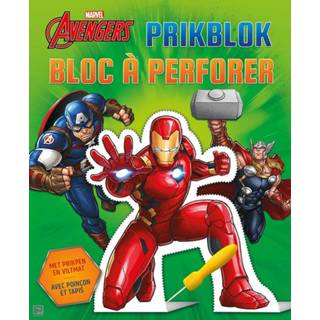 👉 Prikblok multicolor karton papier One Size meerkleurig Deltas Avengers junior 18,3 x 22,3 cm 18 stuks 9789044759259