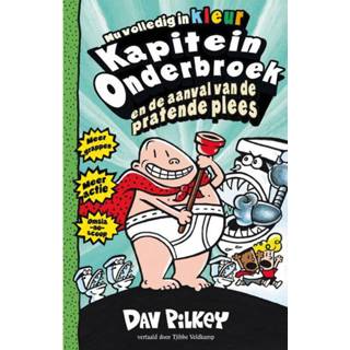 👉 Boek multi-color One Size Kapitein Onderbroek En De Aanval Van Pratende Plees 9789026148712