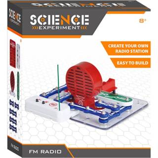 👉 Draagbare radio multi-color One Size Science Maak Je Eigen FM 8710124138672