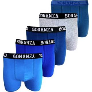 👉 Bonanza boxershorts - 5 Pack - Katoen - Casual/Blue
