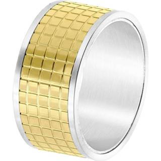 👉 Stalen goldplated herenring