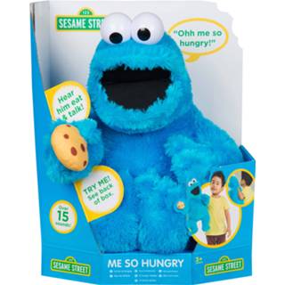 👉 Sesamstraat Cookie Monster Knuffel met Geluid