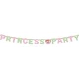 👉 Letterslinger roze groen karton Haza Original 'Princess Party' 144 Cm Roze/groen 8711319353061