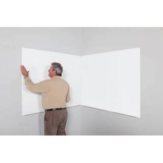 👉 Whiteboard wit gelakt staal Skin 75x115 cm - 5601570612201