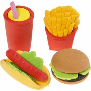 👉 Kunststof multikleur Lg-imports Speelgoedeten Fastfood 4delig 5413247061010