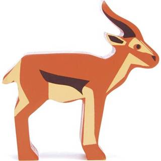 Safaridier oranje hout Tender Leaf Toys Antilope Junior 7,6 Cm 191856047452