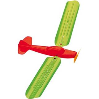👉 Vliegtuig groen oranje kunststof Günther Vlieger Junior 48 X 21 Cm Groen/oranje 4001664013319