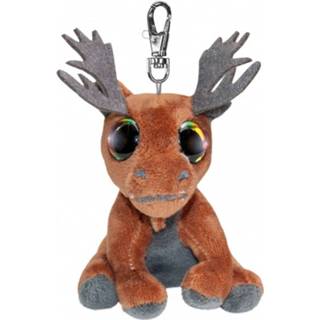 👉 Knuffel bruin pluche Lumo Stars Moose Kung Junior 8,5 Cm 6416739561516