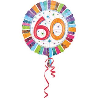 👉 Folie multikleur Ballon 60 Jaar Verjaardag Versturen - Feestartikelen En Versiering Cadeau 8718758030027