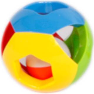 👉 Rammelaar kunststof multikleur mannen Van Manen Bal Junior 9,5 Cm 8713219317617