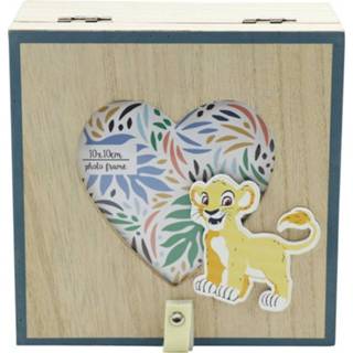 👉 Opbergdoos hout Disney Met Fotolijst The Lion King Junior 15 Cm 7444735159115