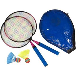 👉 Badmintonset multikleur kinderen Mini Voor - Voordelige Badminton Set Speelgoed 8712051066578
