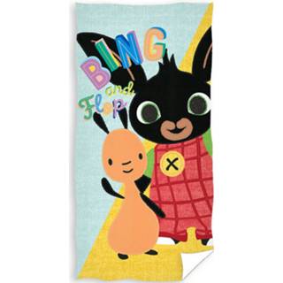 👉 Strandlaken katoen multikleur Bing Bunny Flop - 70 X 140 Cm Multi 5902689445002