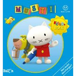 👉 Kleurboek blauw papier Ballon Musti Junior 20 X Cm 9789037475425