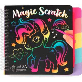 👉 Zwart papier meisjes Ylvi & The Minimoomis Scratchboek 15,3 Cm 4010070418441