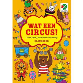 👉 Kleurboek papier Selecta Wat Een Circus! Junior 30 X 21 Cm 6416739568256