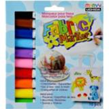 👉 Multikleur Marvy Uchida Textielstiften Fabric Marker Junior 15 Cm 10 Stuks 8713261307789