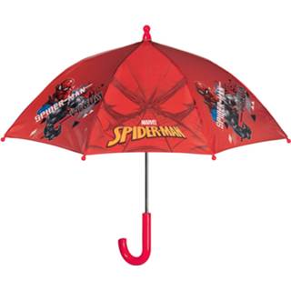 👉 Paraplu rood kunststof jongens Marvel Spider-man 66 Cm 8015831753768