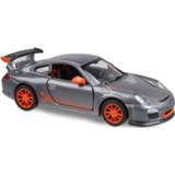 👉 Schaalmodel grijs kunststof Kinsmart Porsche 911 Gt3 Rs 11 Cm Alu 1:36 8719817696956