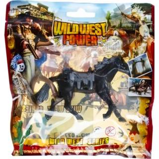 👉 Speelfiguur zwart kunststof Lg-imports Wild West Power Junior 2-delig 8719817668878