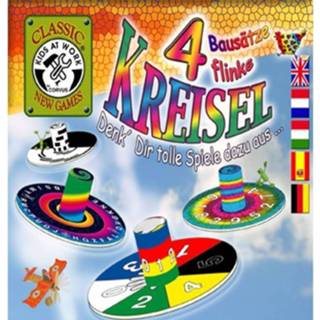 Karton multikleur kinderen Kids At Work Knutselspel Tollen Junior 12-delig 4047542755100
