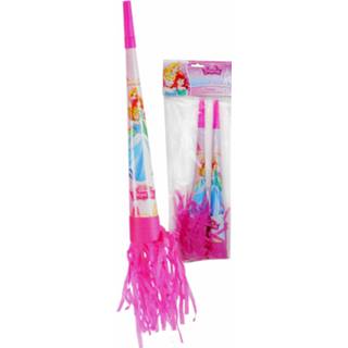 👉 Roze karton meisjes Disney Feesttoeters Prinsessen 35 Cm 2 Stuks 8026196281841