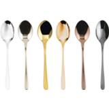 👉 Koffielepel multikleur Sambonet Koffielepels Taste Mix & Play 6-delig 8014808170812