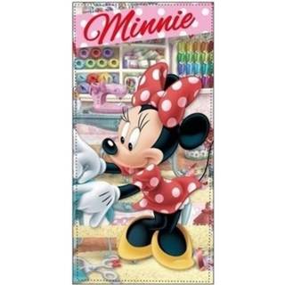 👉 Badlaken katoen multikleur Disney Minnie Mouse Atelier Badlaken/strandlaken 70 X 140 Cm 8719538522886