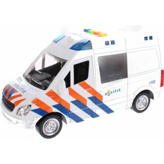 👉 Kunststof wit Toi-toys Politiebus Met Licht En Geluid 8714627240542