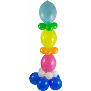 👉 Multikleur Doe Het Zelf Ballon Pilaar Gekleurd 8718758915126