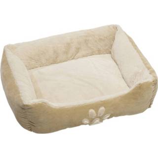 👉 Beige katten/poezen mand/kussen 60 cm