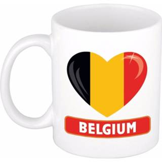 👉 Beker keramiek Hartje Belgie / mok van 300 ml