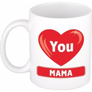 👉 Beker keramiek keramisch multikleur Moederdag Cadeau / Mok - I Love You Mama 300 Ml 8719538254251