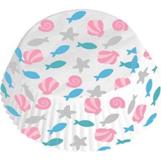 👉 Cupcakevormpje roze papier Amscan Cupcakevormpjes Zeemeermin 50 Mm 48 Stuks 13051805418