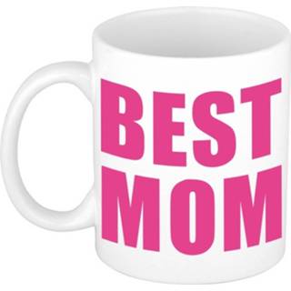 👉 Beker keramisch roze Moederdag Cadeau Mok / - Best Mom 300 Ml 8719538494022