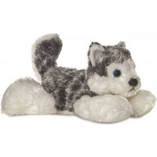 👉 Knuffel pluche grijs Aurora Mini Flopsie Husky 20,5 Cm 5034566312937