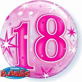 👉 Folie roze Helium Ballon 18 Jaar 45 Cm 8719538194496