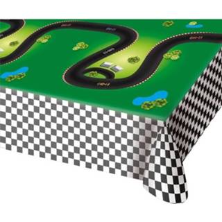 👉 Tafelkleed kunststof multikleur Race/formule 1 Thema 130 X 180 Cm 8719538618466