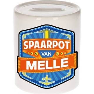 👉 Spaarpot keramiek multikleur kinderen Kinder Voor Melle - Naam Spaarpotten 8719538344822