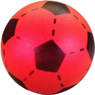 Foam active rode Set van 2 soft voetballen 20 cm