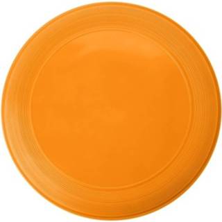 👉 Frisbee oranje kunststof Speelgoed 21 Cm - Buiten Strand 8719538916968