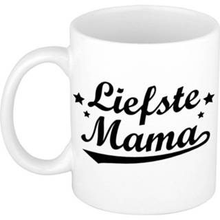 👉 Beker keramiek wit Liefste Mama Tekst Cadeau Mok / - Moederdag 300 Ml 8720147195637