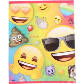 👉 Uitdeelzakje kunststof multikleur Haza Original Uitdeelzakjes Regenboog Emoji 8 Stuks 11179794430
