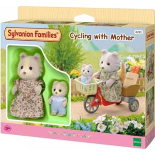 👉 Fiets kunststof Sylvanian Families Fietsen Met Mama 4281 5054131042816