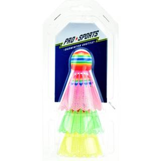 👉 Multicolor kunststof multikleur Toi-toys Badmintonshuttles 3 Stuks 7 Cm 8719817500901