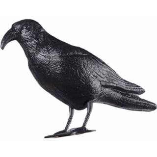 👉 Vogelverschrikker zwarte plastic Vogelverschrikker/ Duivenverjager Raaf/zwarte Kraai Van 8719538134713