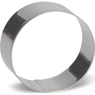 👉 Uitsteekvorm RVS zilver edelstaal zilverkleurig Patisse Cirkel 8 Cm 8712187019363
