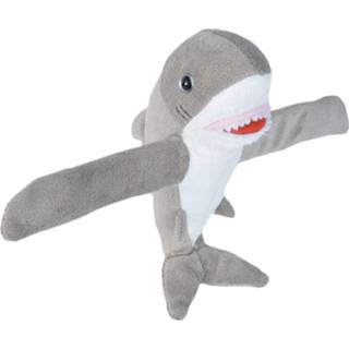 👉 Knuffel witte grijs wit pluche Wild Republic Haai Junior 20 Cm Grijs/wit 92389214178