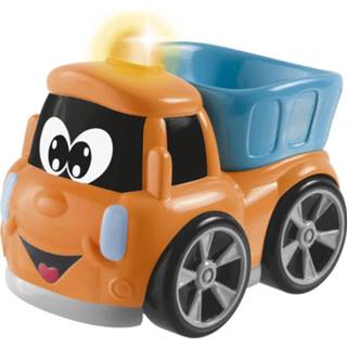👉 Oranje blauw kunststof Chicco Bouwvoertuig Kiepauto Junior 12 Cm Oranje/blauw 8058664088386